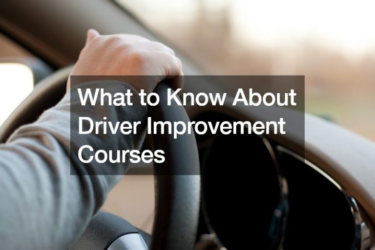 What to Know About Driver Improvement Courses - Shine Articles